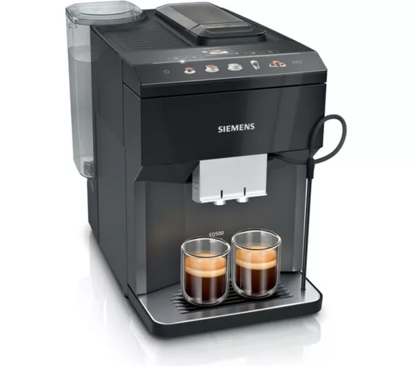 SIEMENS TP513GB9 EQ500 Bean to Cup Fully Automatic Coffee Machine - Piano Black
